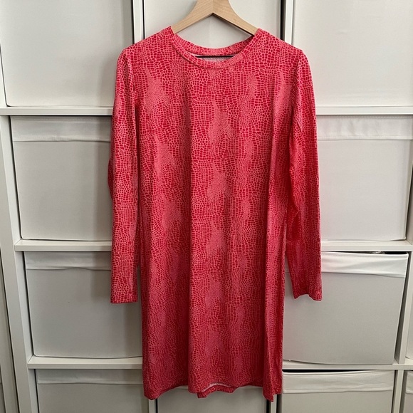 Ibkul Pink Printed Active Dress - Picture 1 of 3